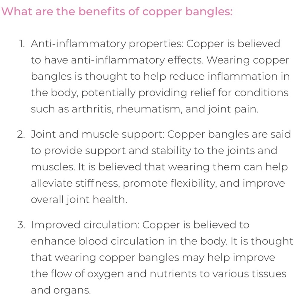 Two Copper one brass and copper cuff & thin one - Picture 9 of 9